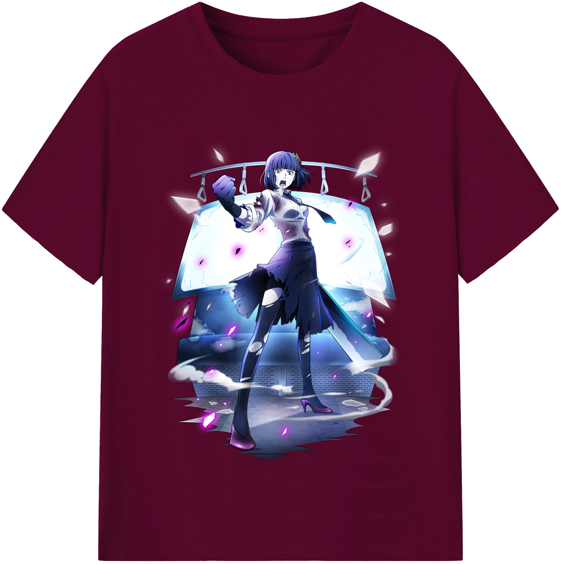 （画像用） 文豪ストレイドッグス Bungo Stray Dogs レディースカジュアルプリントTシャツ（綿100％）